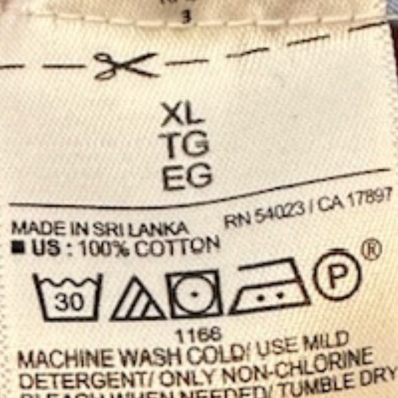 Women's NWT Old Navy Blue Striped Boyfriend Shirt XL- So CUTE! - Picture 6 of 9